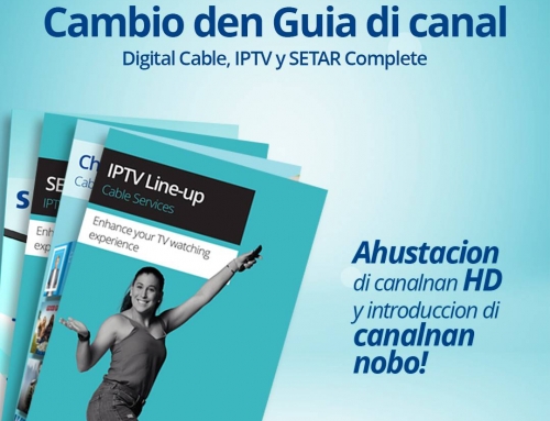 SETAR ta introduci 4 canal nobo riba Cable y ta trece cambio den secuencia di canalnan existente.