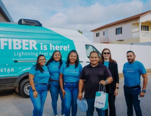 SETAR a cuminsa instala Fiber den Wayaca Residence.