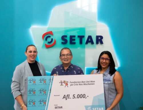 SETAR comprometi cu Fundacion Ban Uni Man Pa Cria Nos Muchanan